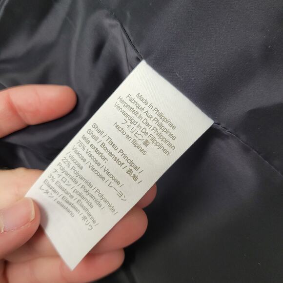 J. Crew going out blazer stretch twill navy blue open front - Picture 7 of 9